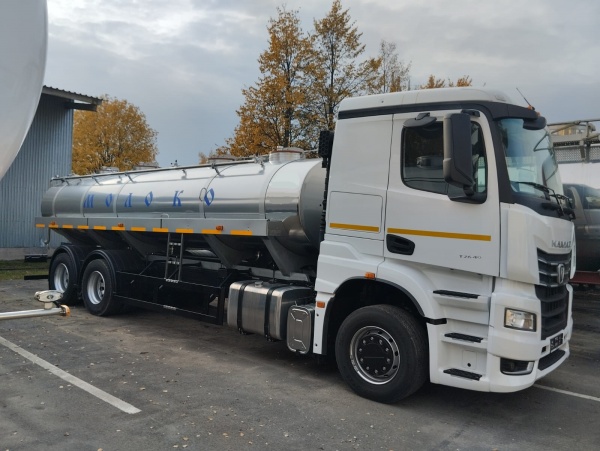 Автоцистерна(молоковоз) для перевозки пищевых жидкостей ЯДИШ-ВМ-65658 на шасси КАМАЗ- 65658-49